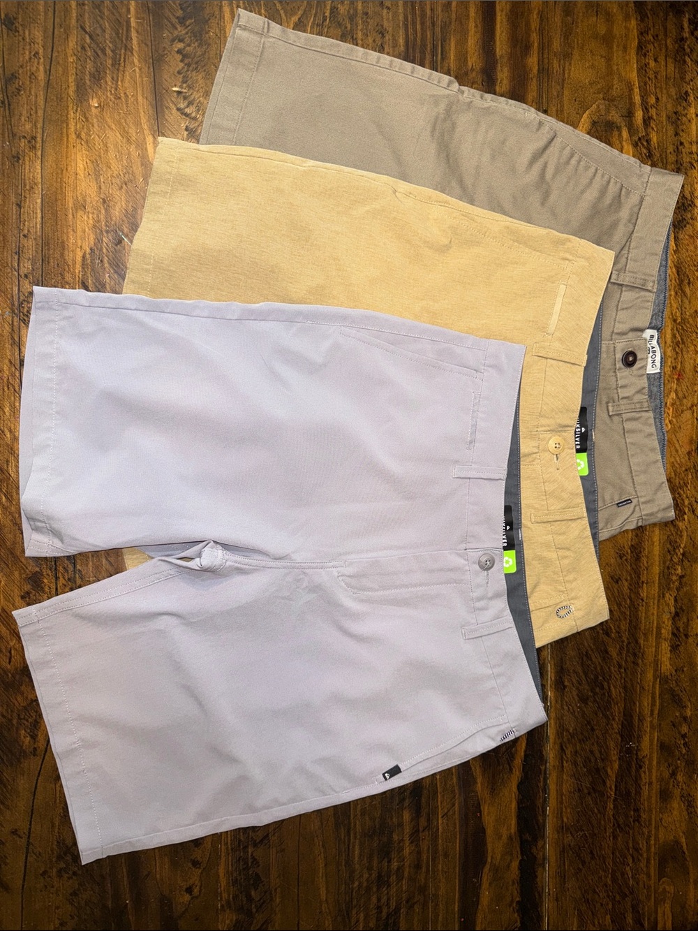 Quiksilver Men's Amphibian Shorts Billabong khaki Shorts - Picture 2 of 10